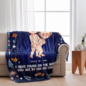 You're By Far My Favorite - Personalized Couple Blanket