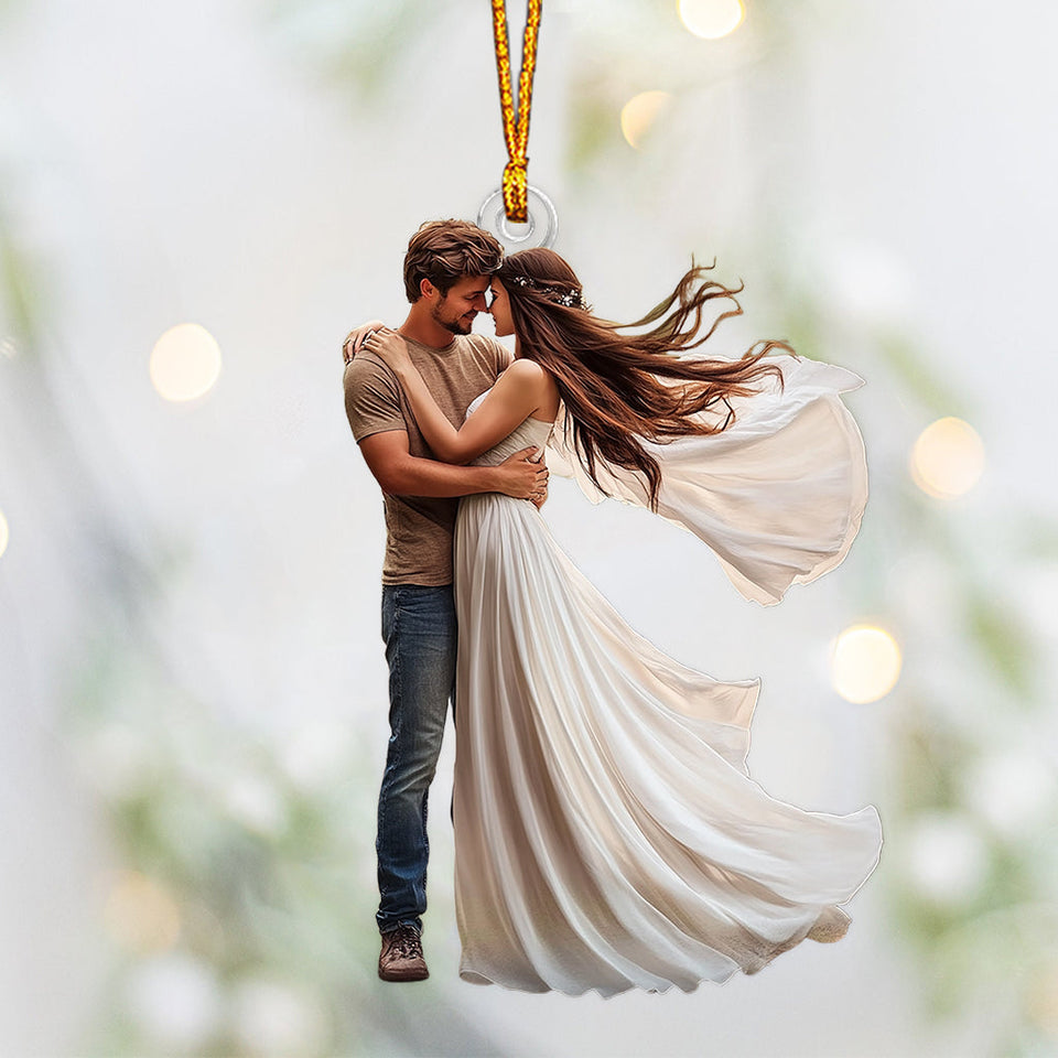 Any Photo Custom Onament - Personalized Couple Custom Shaped Ornament