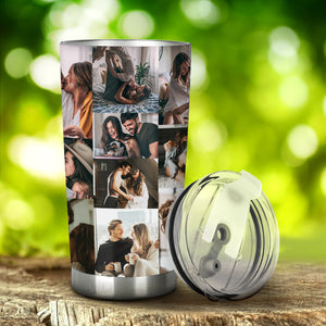 Collage Tumbler - Personalized Couple Tumbler