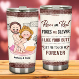 Love Your Butt - Personalized Couple Tumbler