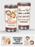 Love Your Butt - Personalized Couple Tumbler