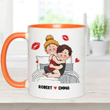 I Love You - Personalized Couple Accent Mug