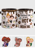 I Like You How I Like My Coffee - Personalized Couple Accent Mug