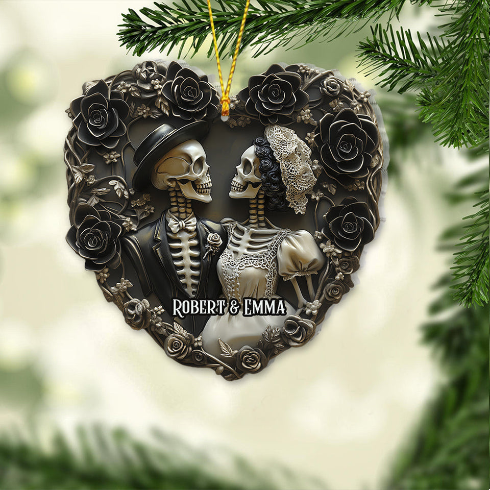 Til Death Do Us Part - Personalized Couple Ornament