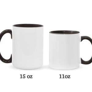 Of All Weird Things - Personalized Couple Accent Mug