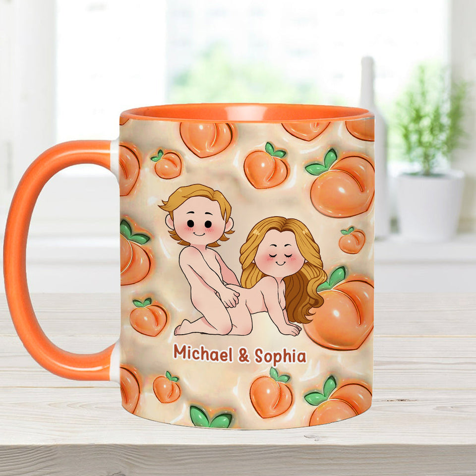 Congrats On Being My Favorite Butt - gift for husband, wife, boyfriend, girlfriend - Personalized Accent Mug