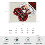 I Love You - Personalized Couple Blanket