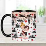 My Favorite Thing To Do Is You - Personalized Couple Accent Mug