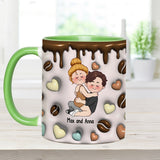 I Like You How I Like My Coffee - Personalized Couple Accent Mug