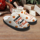 Congrats On Being My Favorite - gift for wife, husband, boyfriend, girlfriend - Personalized Slippers