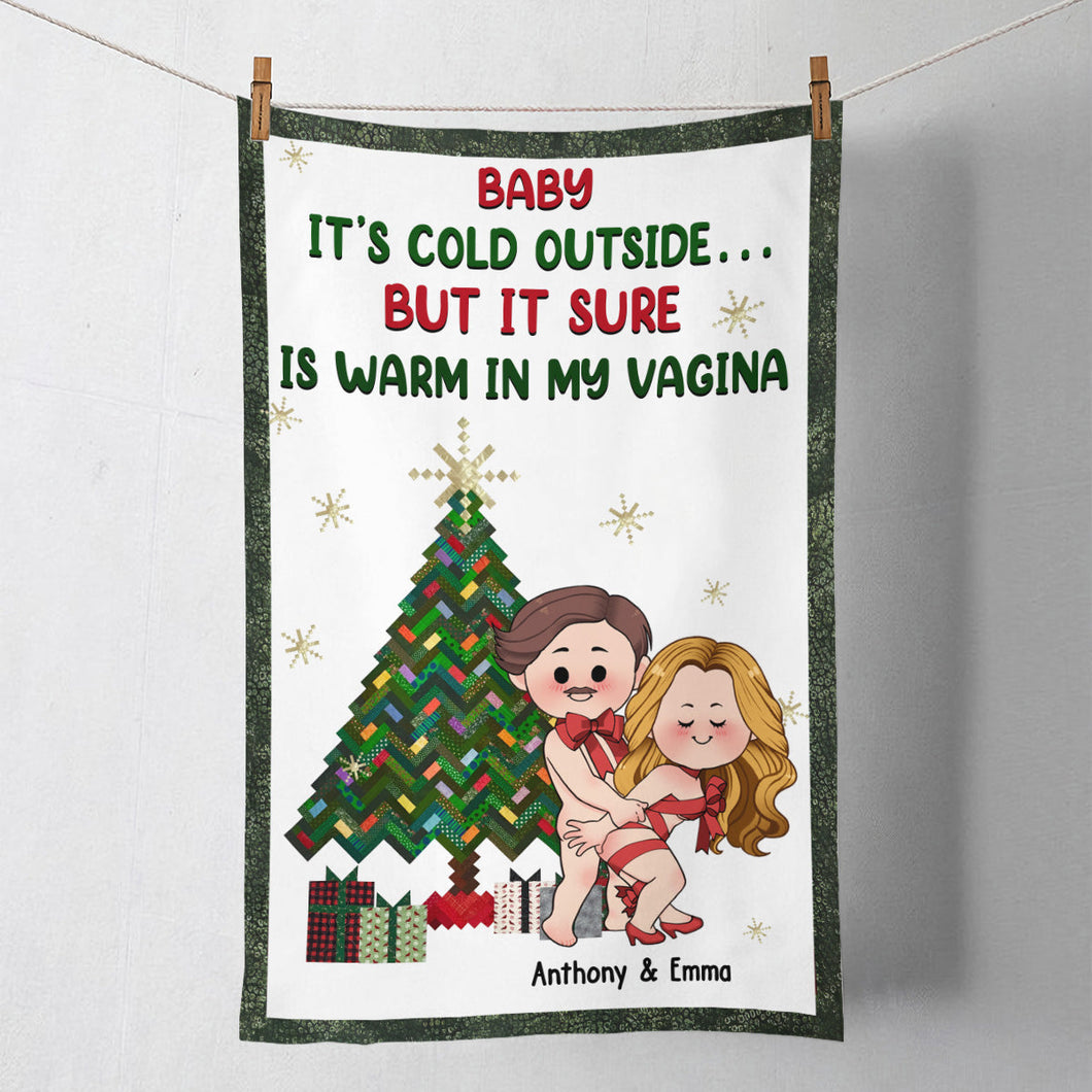 Warm In Here - Personalized Couple Towel