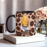 You Are Still Hotter Than This Coffee - Personalized Couple Accent Mug