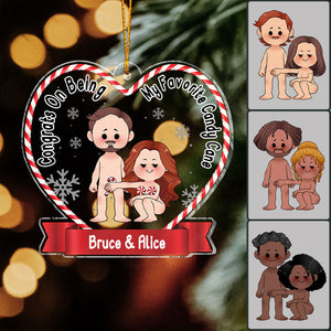 Congrats On Being My Favorite - gift for husband - Personalized Transparent Ornament