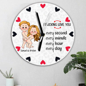 I Love You - gift for husband, wife, boyfriend, girlfriend - Personalized Wall Clock