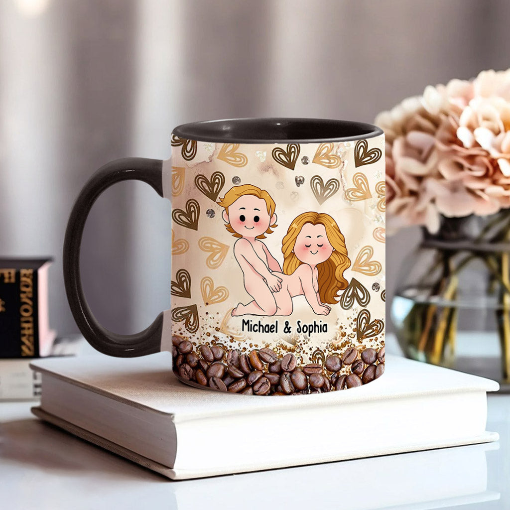 I Like You - Personalized Couple Accent Mug