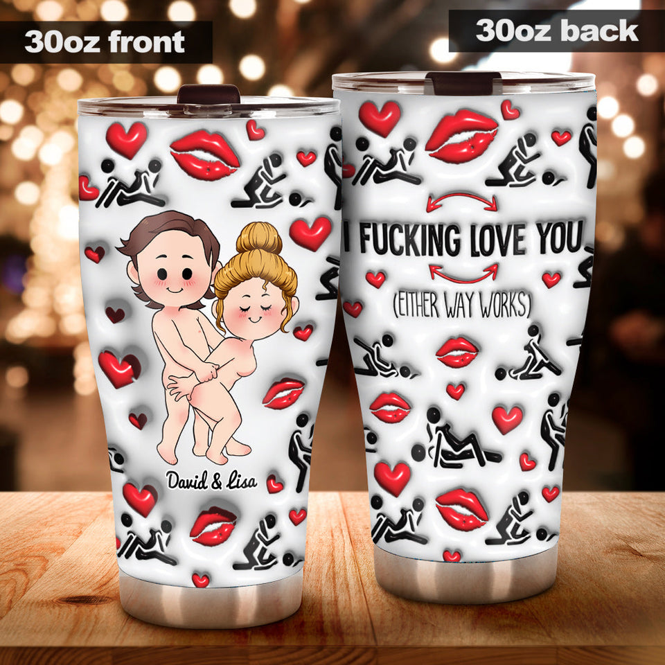 My Favorite Thing To Do Is You - gift for husband, wife, boyfriend, girlfriend - Personalized Tumbler