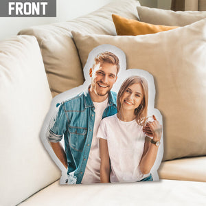 Custom Photo Humanoid - Personalized Couple Shaped Pillow