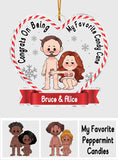 Congrats On Being My Favorite - gift for husband - Personalized Transparent Ornament