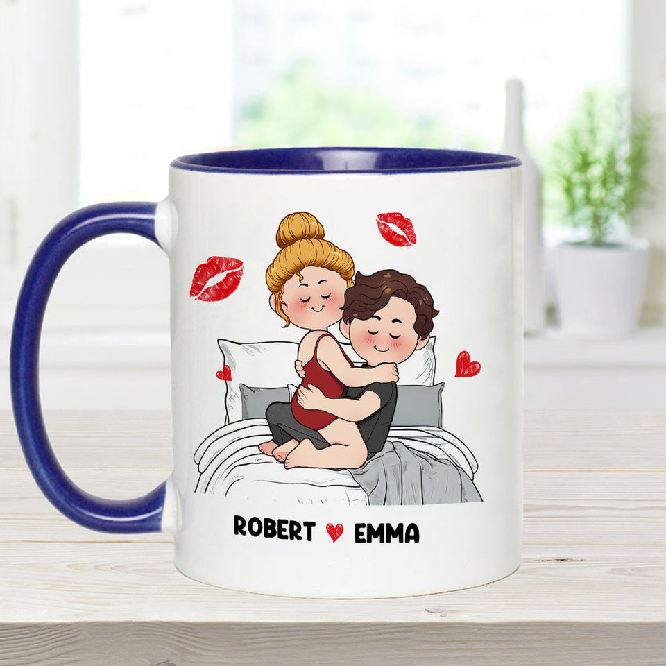 I Love You - Personalized Couple Accent Mug