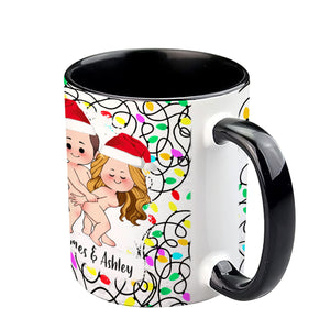 I Can Get You On The Naughty List - gift for husband, wife, boyfriend, girlfriend - Personalized Accent Mug