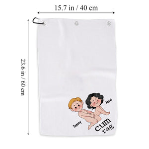 Cum Rag - Personalized Couple Towel