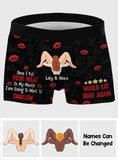 Would eat here again - gift for husband, wife, boyfriend, girlfriend - Personalized Men’s Boxer Briefs