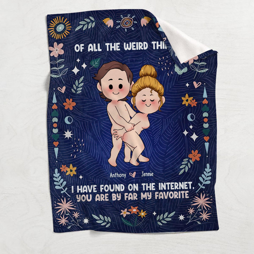 You're By Far My Favorite - Personalized Couple Blanket