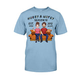 Hubby And Wifey - Personalized Couple T-shirt And Hoodie