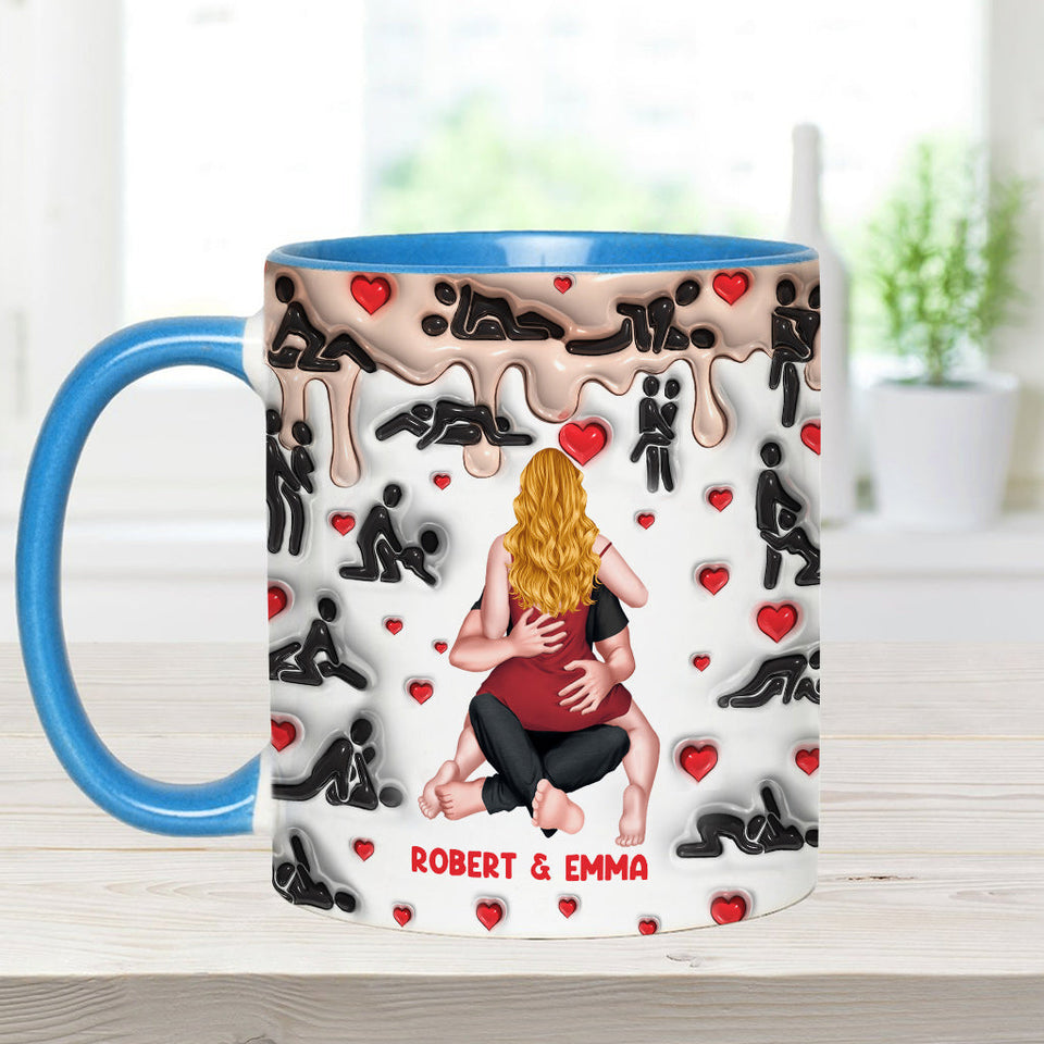 My Favorite Thing To Do Is You - Personalized Couple Accent Mug