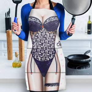 Sexy Lady - Personalized Couple Apron