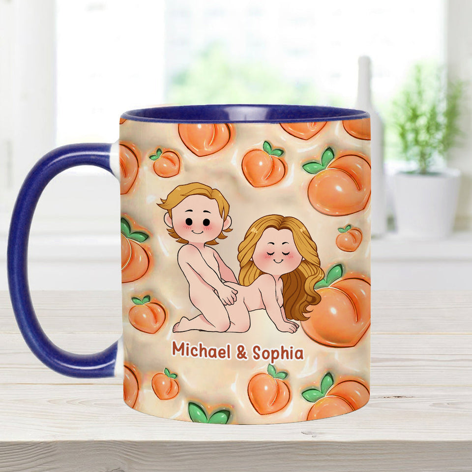 Congrats On Being My Favorite Butt - gift for husband, wife, boyfriend, girlfriend - Personalized Accent Mug