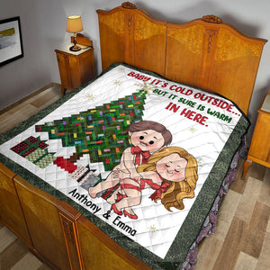 Warm In Here - Personalized Couple Quilt