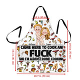 I Came Here To Cook - Personalized Couple Apron