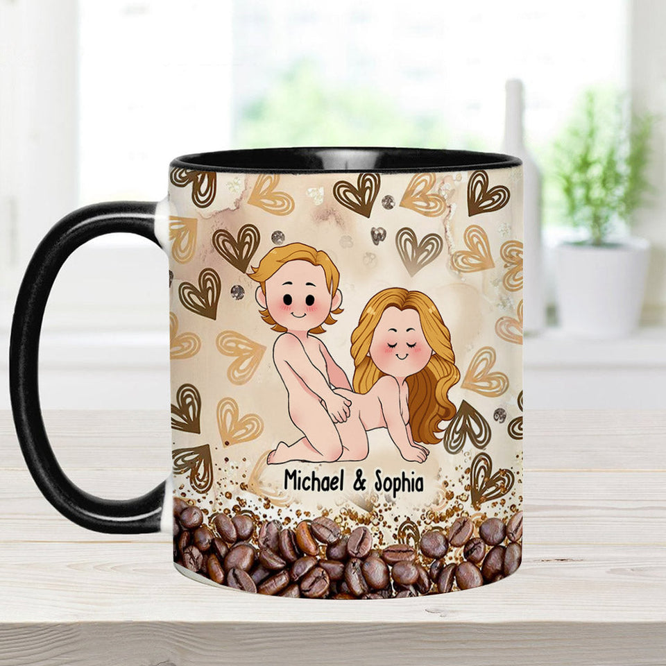 I Like You - Personalized Couple Accent Mug