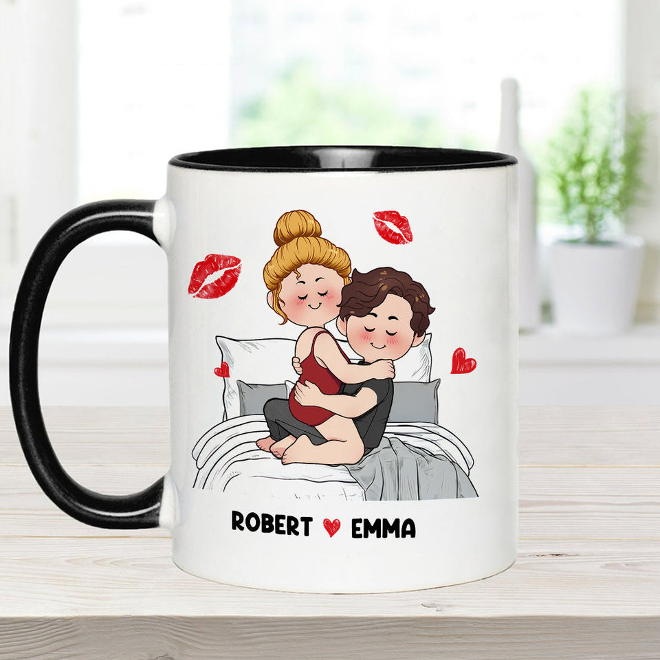 I Love You - Personalized Couple Accent Mug