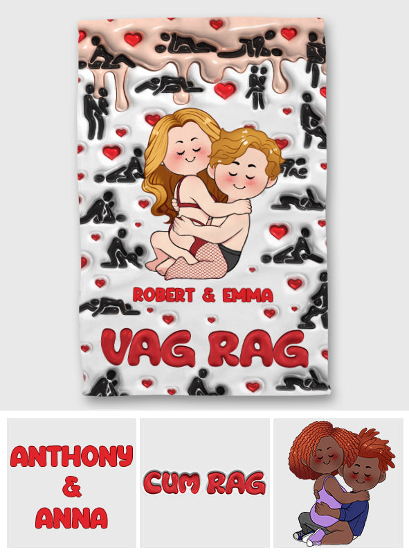 Cum Rag - Personalized Couple Towel