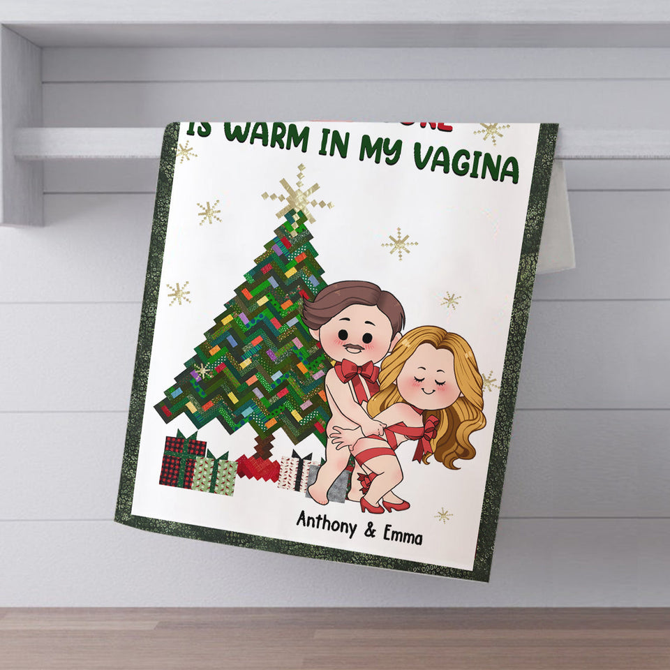 Warm In Here - Personalized Couple Towel