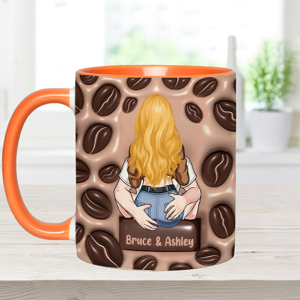 You Are Still Hotter Than This Coffee - Personalized Couple Accent Mug