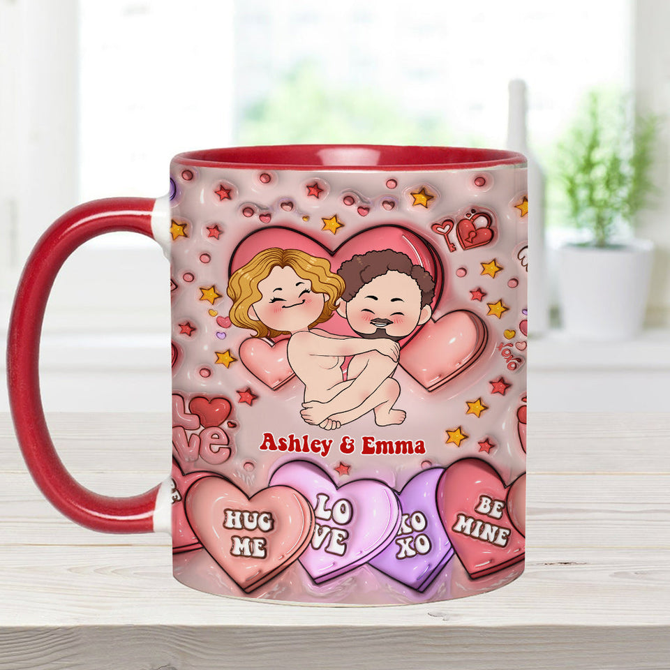 Get Your WIlly Ready - Personalized Couple Accent Mug