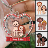 Congrats On Being My Favorite - gift for husband, wife - Personalized Transparent Keychain