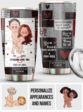 I Love You - Personalized Couple Tumbler