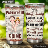 Partner In Crime - Personalized Couple Tumbler