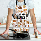 I Like her Buns, I Like His Meat - Personalized Couple Apron