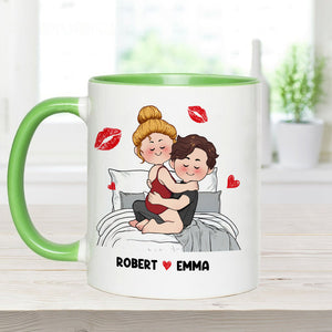 I Love You - Personalized Couple Accent Mug