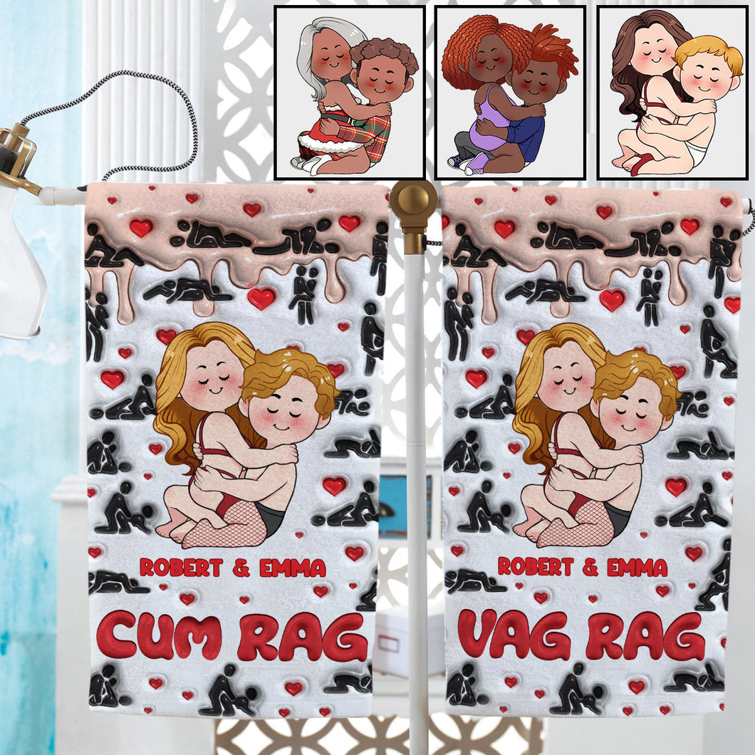 Cum Rag - Personalized Couple Towel