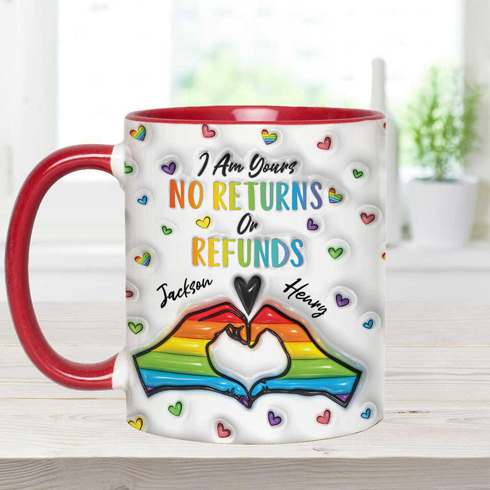 I Am Yours - Personalized Couple Accent Mug