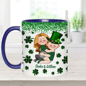 You Are My Lucky Charm - Personalized Couple Accent Mug