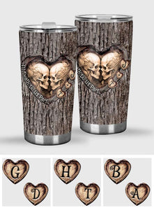 Til Death Do Us Part - Personalized Couple Tumbler