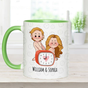 I'd Stay Up Past 9pm For You Clock - Personalized Couple Accent Mug