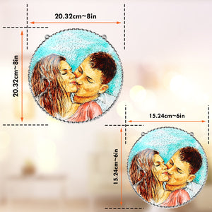 You & Me We Got This - Personalized Couple Window Hanging Suncatcher Ornament